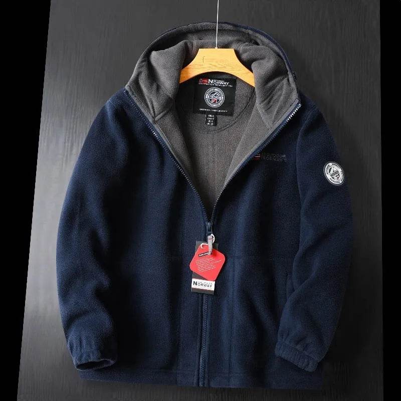 Men Winter Plus Size Men's Brushed Fleece Quarter Zipper Hoodie Sweatshirt Pullover - EX-STOCK Canada
