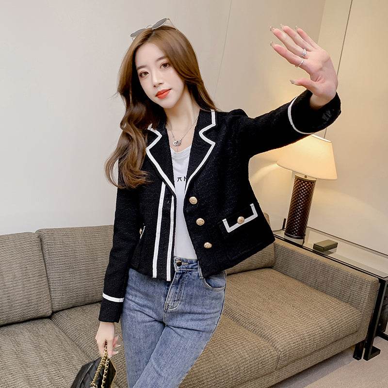 luxury women's blazers Short Long Sleeve Blazer. - EX-STOCK Canada