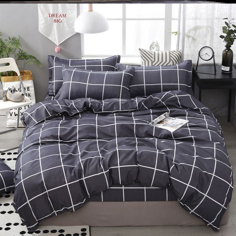 Skin-friendly Quilt Cover Brushed One-piece Double Duvet Cover Bed EX-STOCK Canada