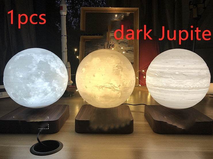 Magnetic Levitation Table Lamp Moon Light 3D Printing Planet Night Light - EX-STOCK Canada