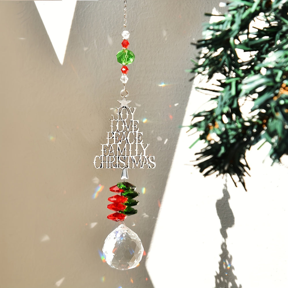 Christmas Sun Catcher Crystal Christmas Tree Pendant EX-STOCK Canada