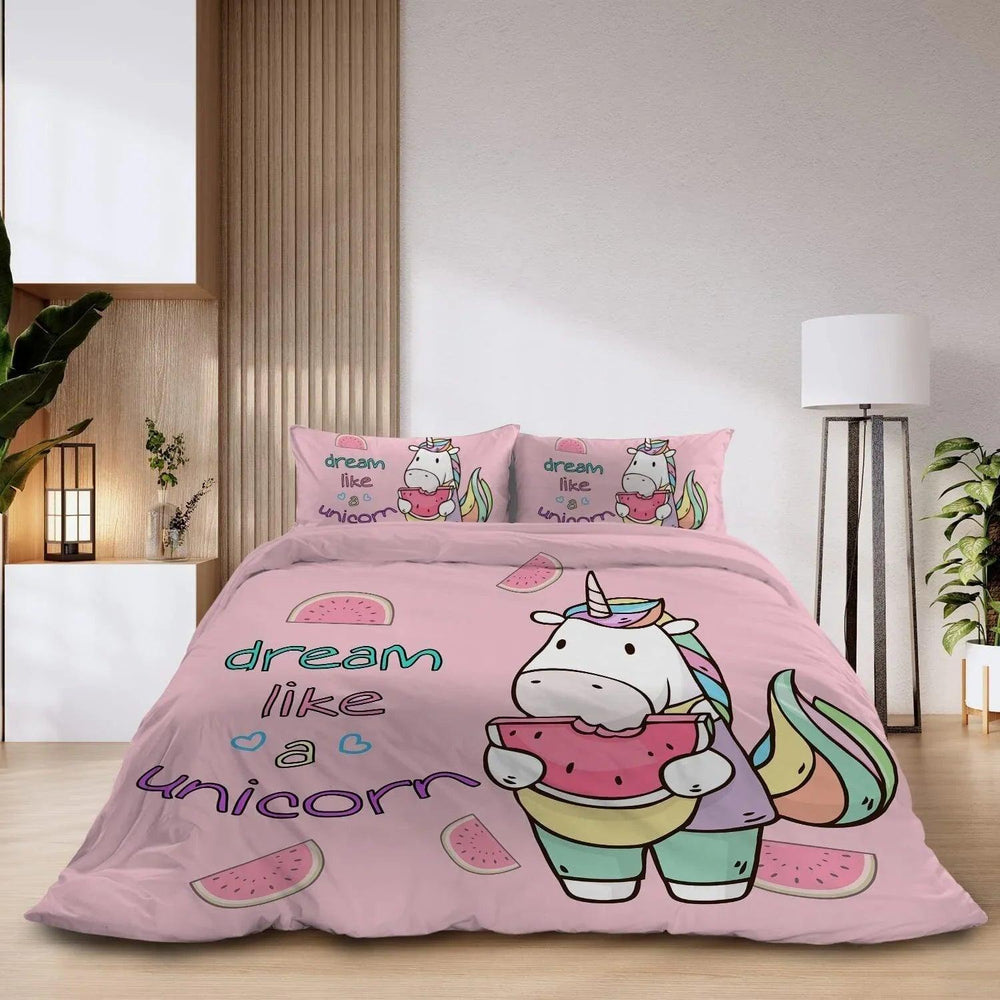 Ensemble de housse de couette 3 pièces Pastèque pour couette, literie taille QueenEX-STOCK Canada