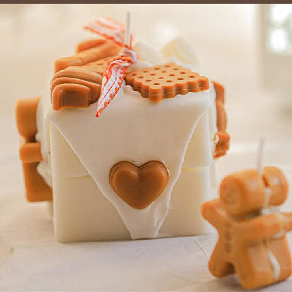 Homemade Gingerbread Man Christmas Scented Candles - EX-STOCK Canada