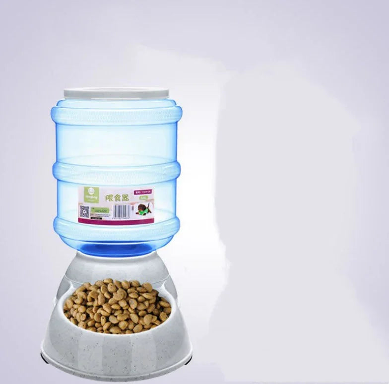 Cats Dogs Automatic Pet Feeder Drinking Water Fountains Large Capacity Plastic Pets Dog Food Bowl Water Dispenser EX-STOCK Canada