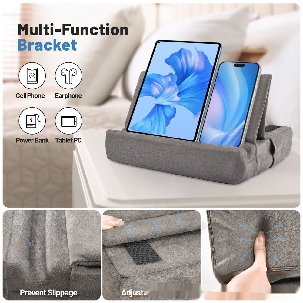 Tablet PC Reading Pillow Notebook Triangular Supporting Frame