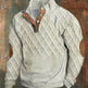 Half button Sweatshirt Men's Winter 3d Digital Printing Pullover Crew neck - EX-STOCK Canada
