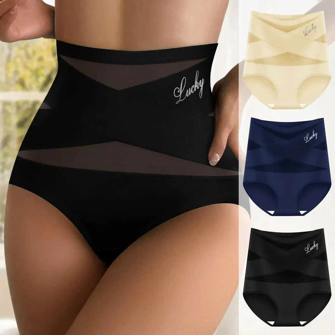 Women's High Waisted Tummy Tightening Hip Lifting Triangle Pants - EX-STOCK CANADA