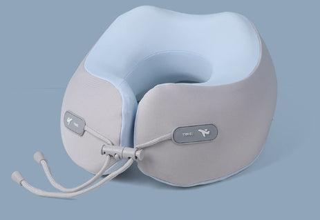 Cuscino da viaggio per il collo a forma di U in memory foam con spazio di archiviazione - EX-STOCK Canada