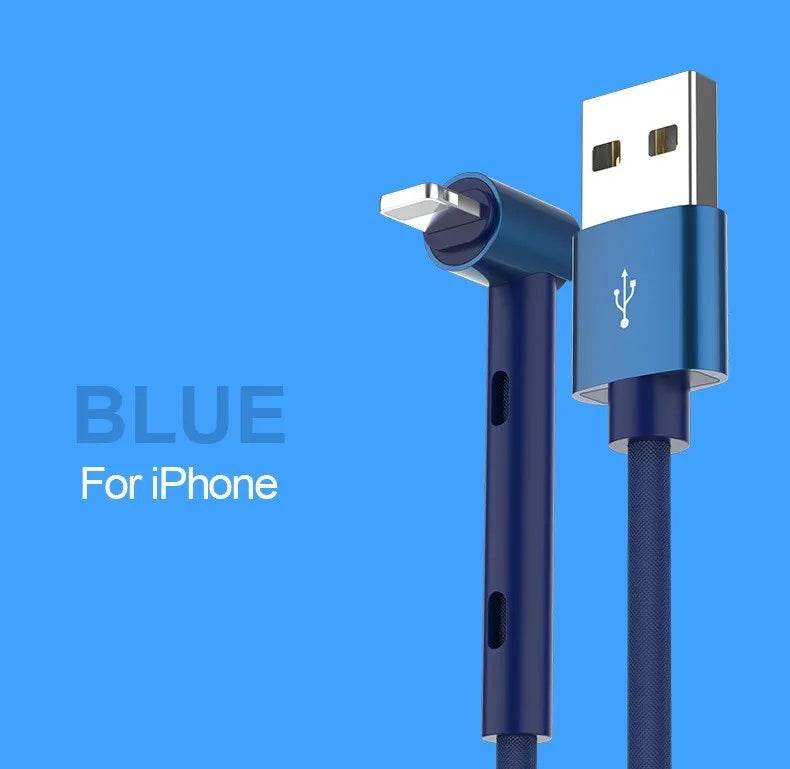 Creative Mobile Phone Elbow Charging Cable - EX-STOCK Canada