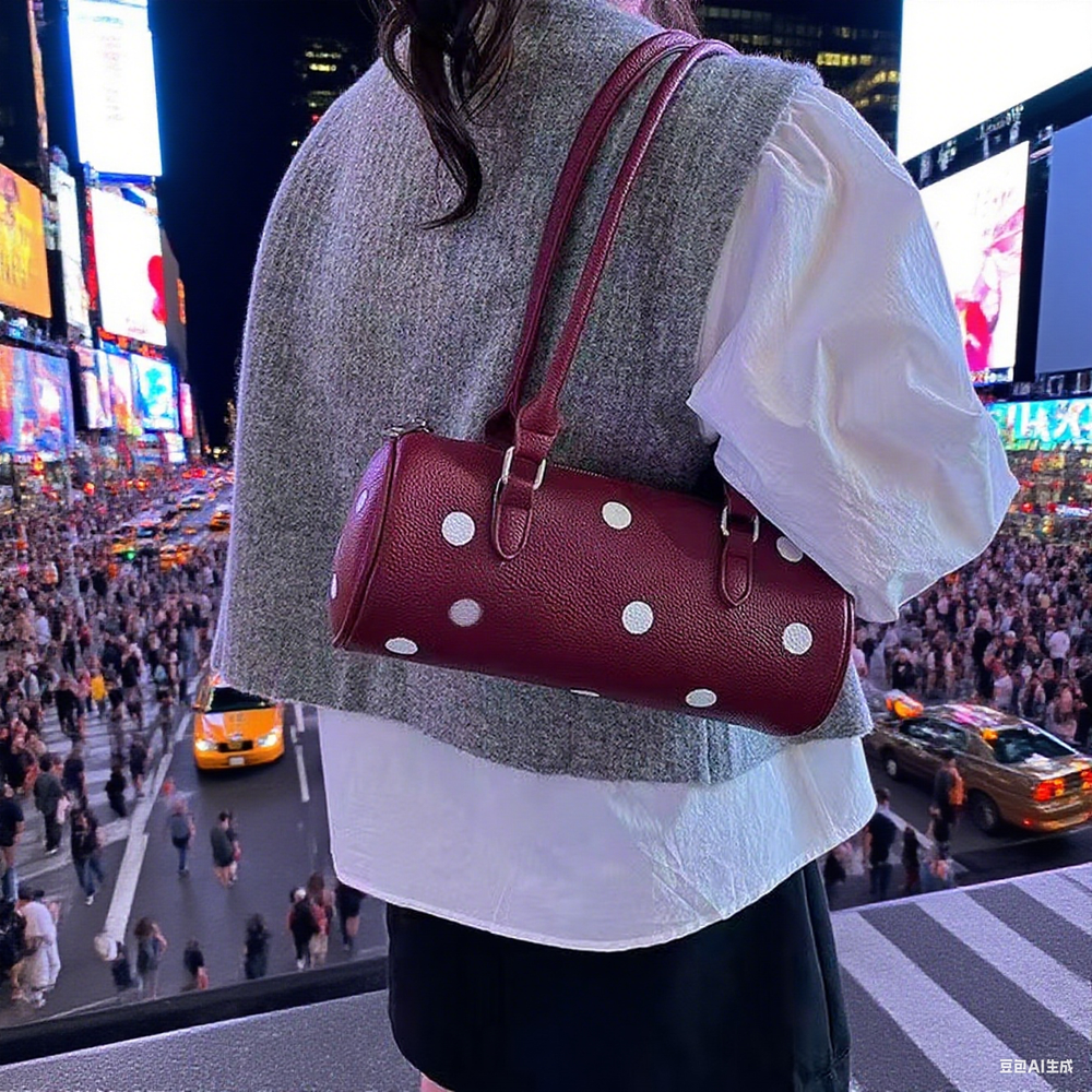 Bolso cilíndrico de mujer con colganteEX-STOCK Canada