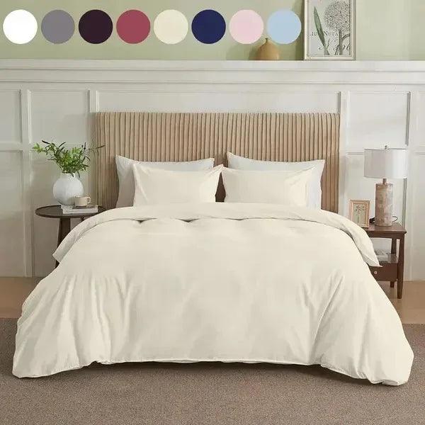 Serta Simply Clean Solid Duvet Cover King EX-STOCK Canada