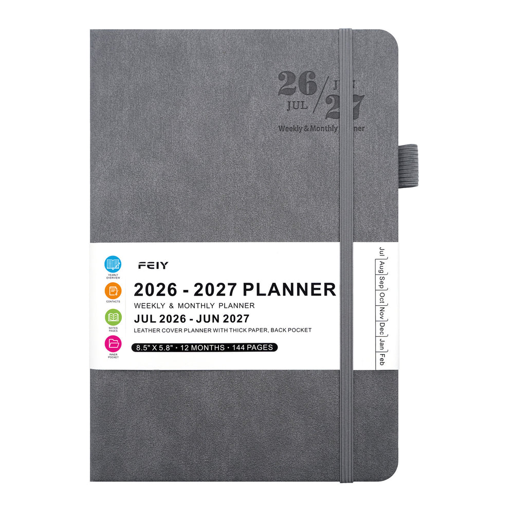 2026-2027 English Weekly Planner Notebook