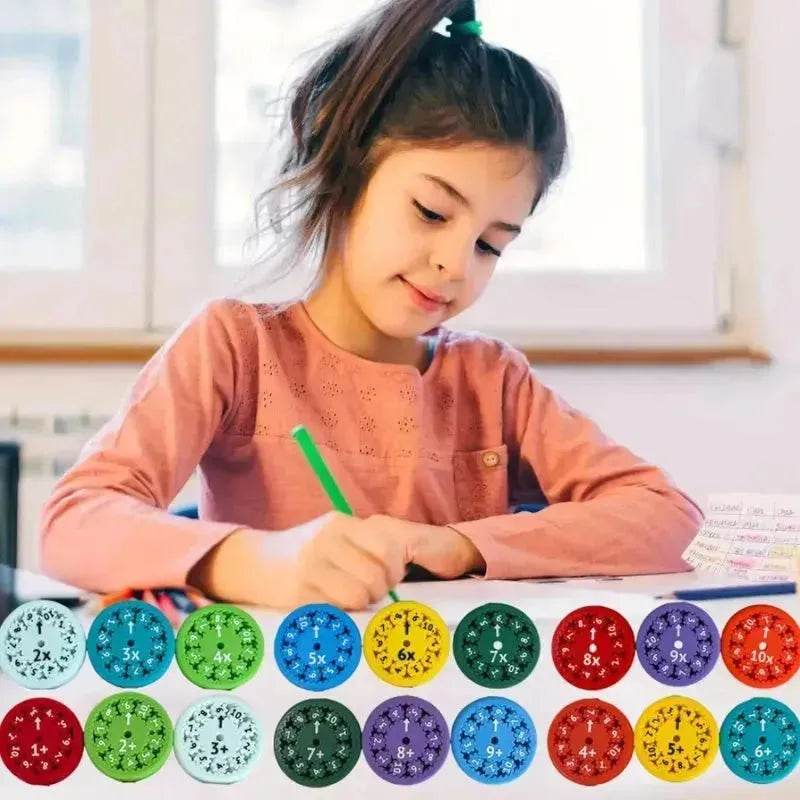 Math Fidget Spinners Fingertip Puzzle Toys Games Math Operations Math Multiplication Games Montessori Activity Educational Learning Toys - EX-STOCK Canada