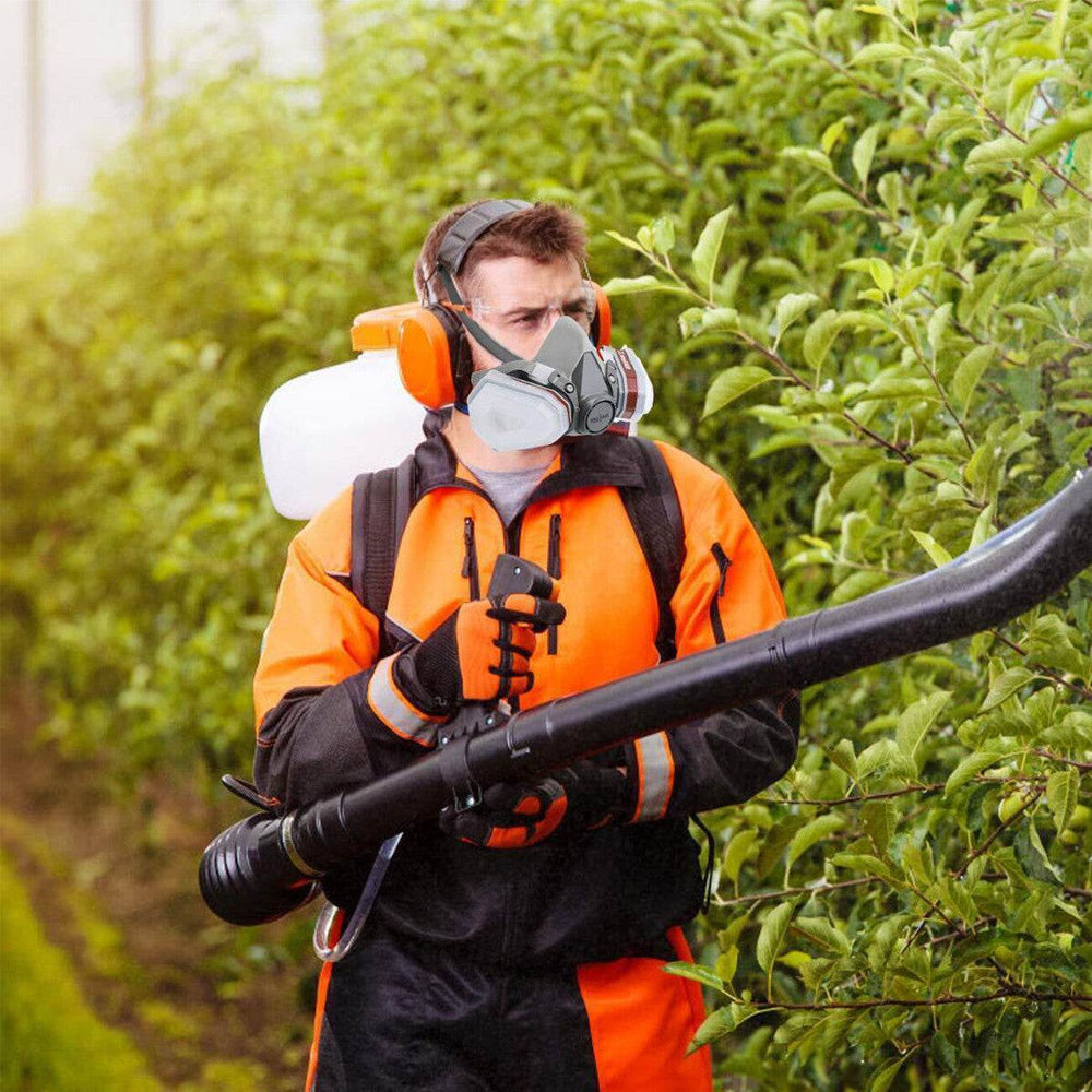 7in1 Half Face Gas Mask Facepiece Spray Painting Respirator Reusable Safety protective mask - EX-STOCK Canada