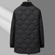 Light Luxury Men's Mid-length Down Jacket Dad Wear Winter jacket - EX-STOCK Canada