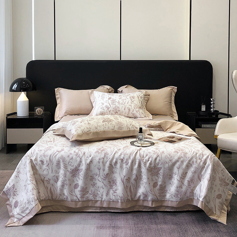 Tencel Summer Duvet Four-piece Washed Silk EX-STOCK Canada