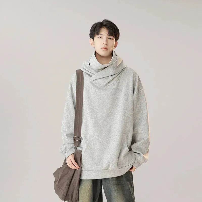 Autumn Winter Oversized Turtleneck Hoodie Pullover for mens - EX-STOCK Canada