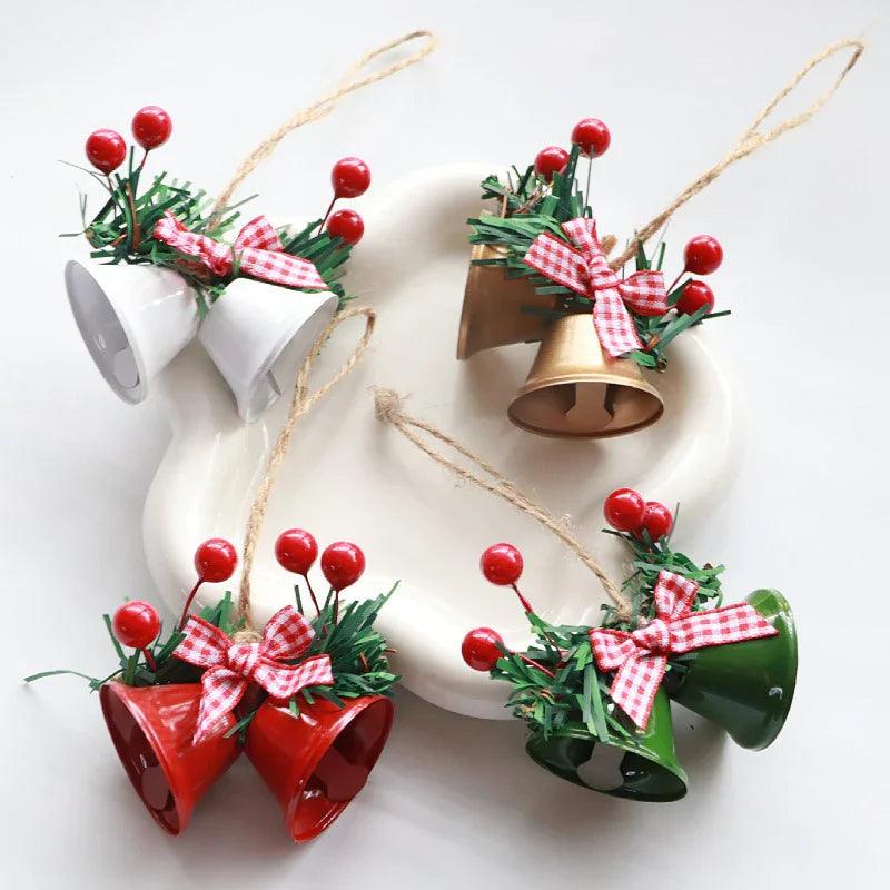 Chinese Hawthorn Bow Hemp Rope Jingling Bell Decoration EX-STOCK Canada