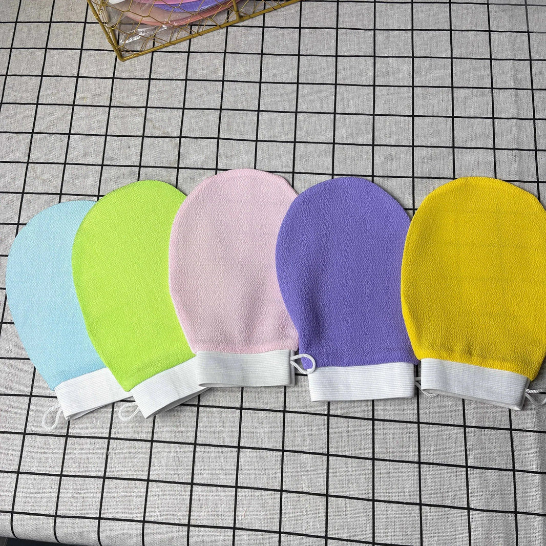 Home Fashion Exfoliating Bath Gloves exfoliating sponge
