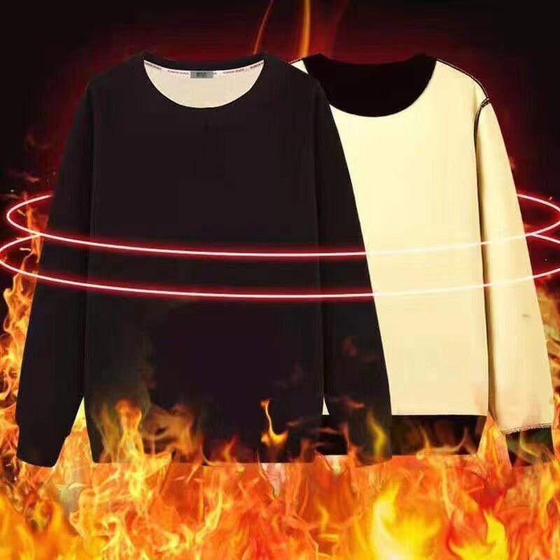 Pull pour hommes chaud en molleton berbère doublé en polaire épaissiEX-STOCK Canada