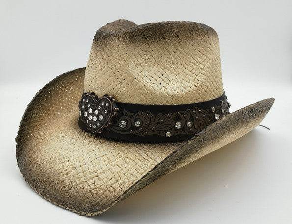 Summer Outdoor Ethnic Style Felt and Straw Cowboy Hat - EX-STOCK Canada