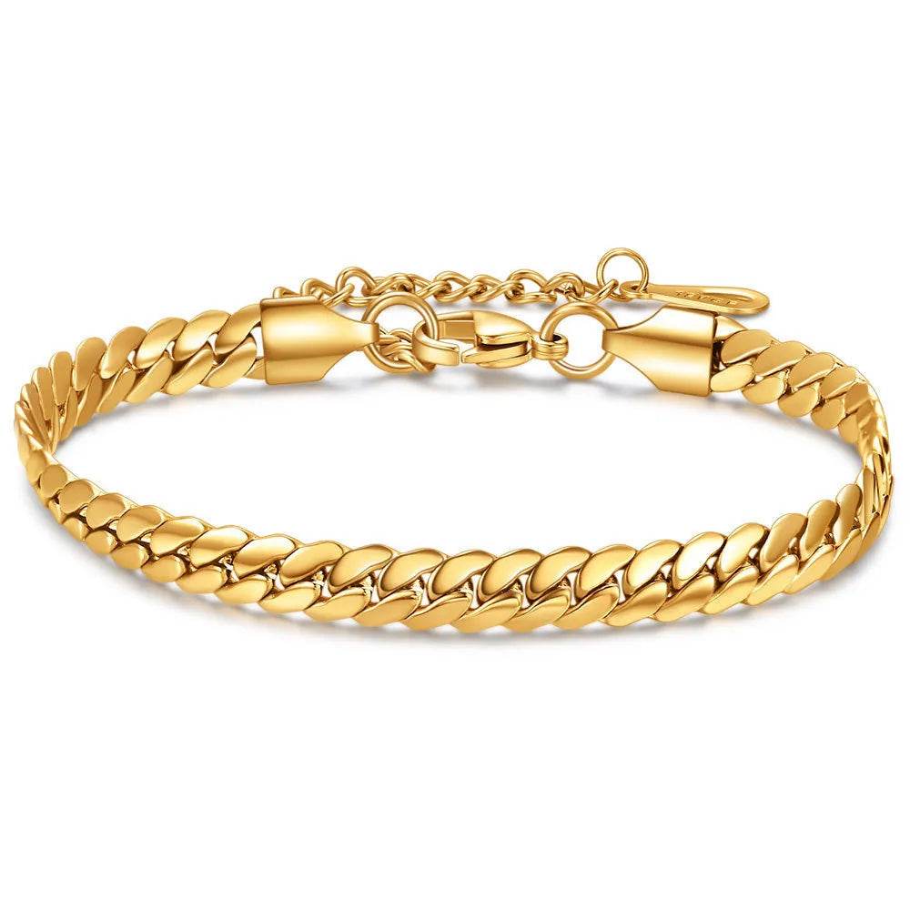 Fashion All-matching Cuban Link Chain Bracelet - EX-STOCK Canada