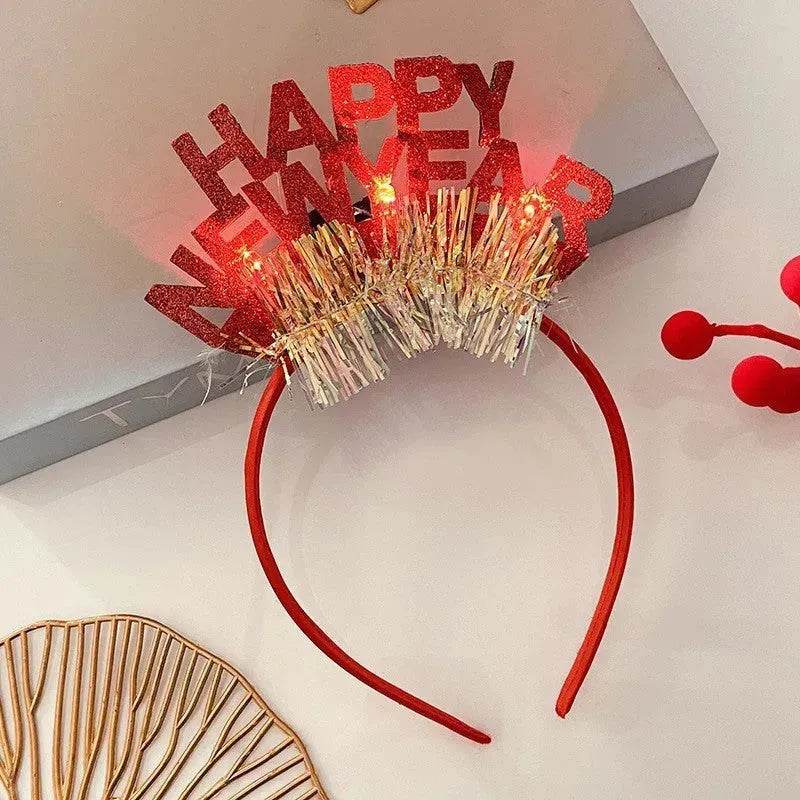 Christmas With Light Headband Snowflake Women's - EX-STOCK Canada