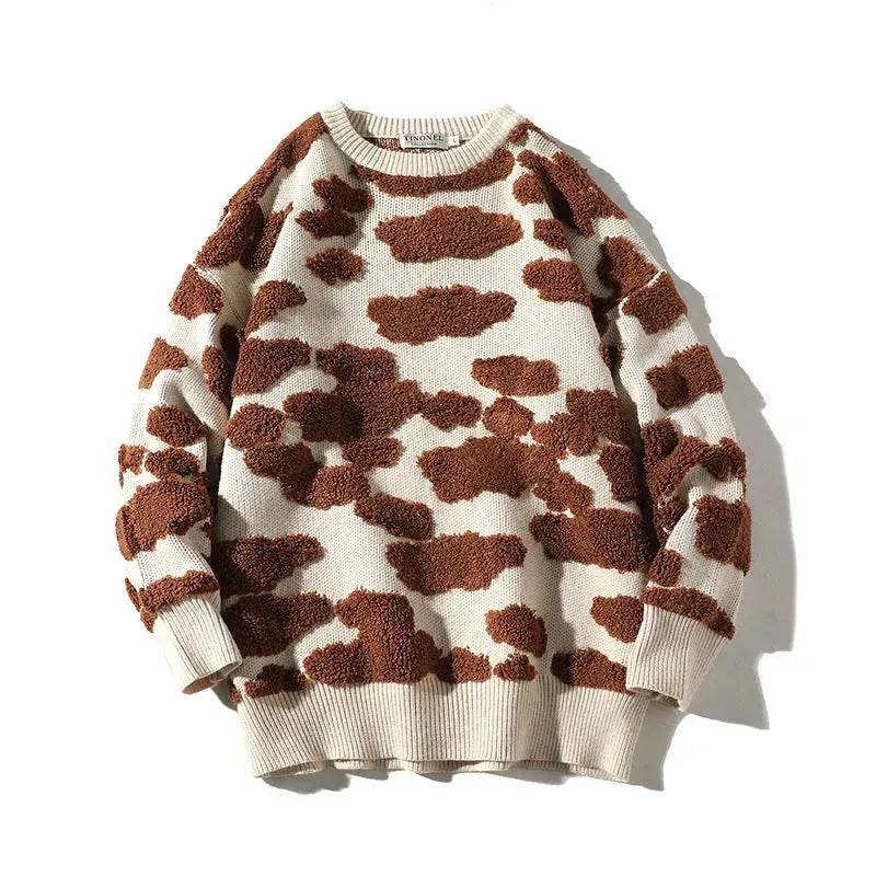 New Trend Autumn Winter Unisex Oversized Woolen Plush Pullover Sweater - EX-STOCK Canada