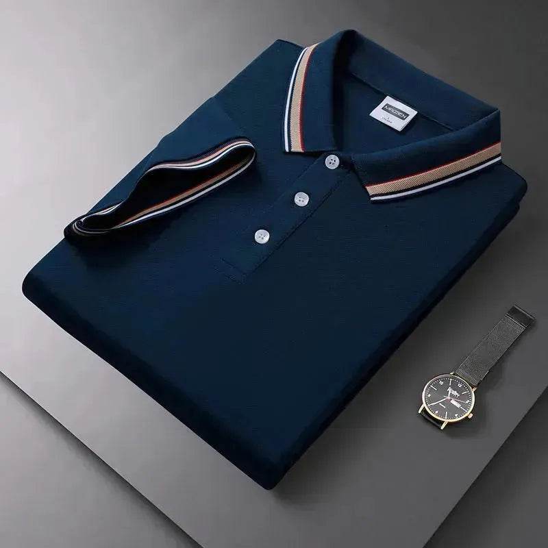 Summer Men's Polo Shirt Lapel T-shirt Collar T-shirt for Men - EX-STOCK Canada