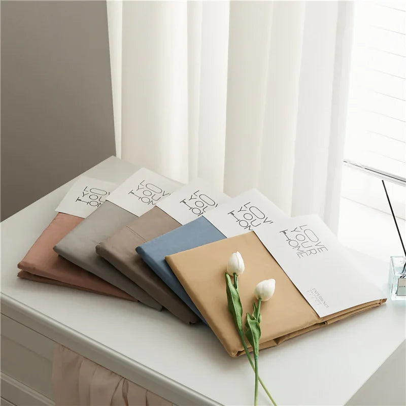 100 Cotton Sanding Duvet Cover Autumn And Winter Thickening Solid Color EX-STOCK Canada