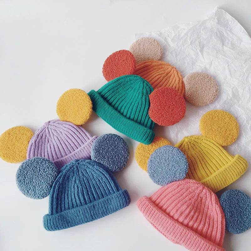 Cartoon Big Ears Children Woolen Beanie Cap - EX-STOCK Canada