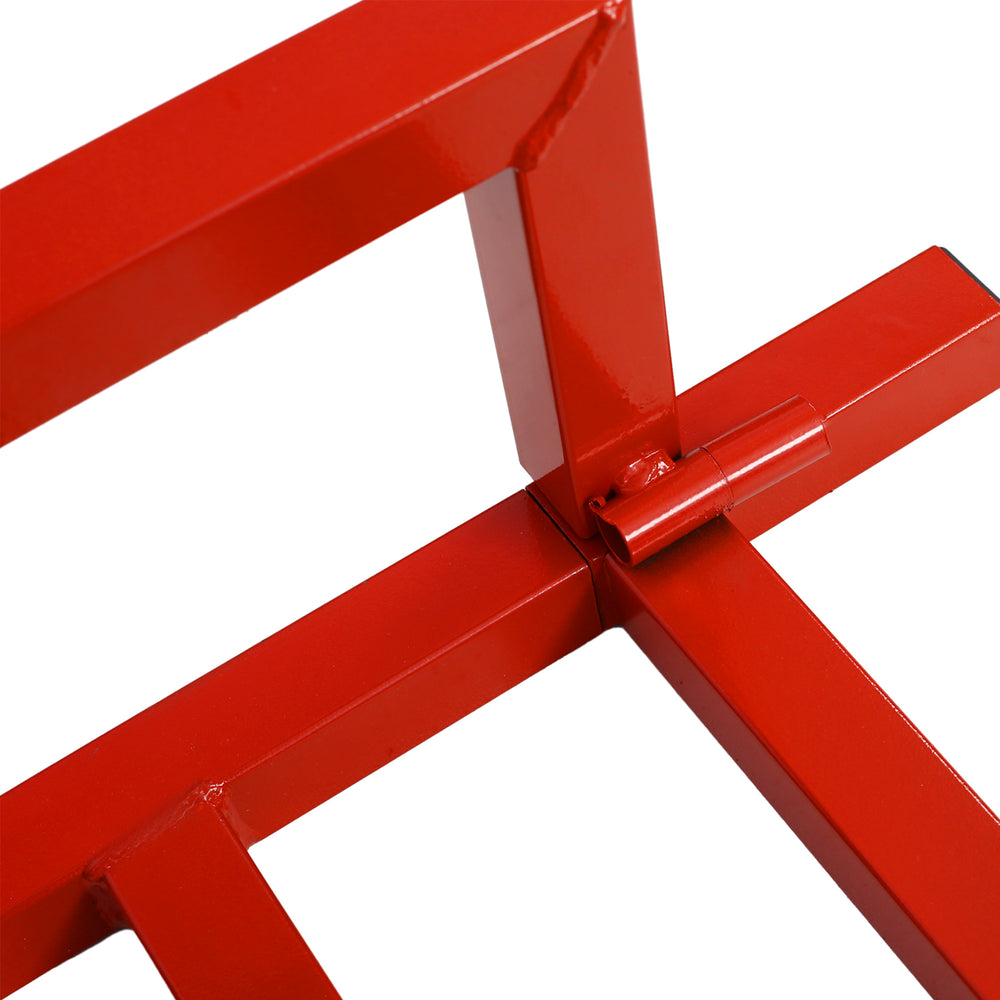 Élévateur pour tondeuse à gazon en acier robuste, capacité 880 lbs, cric pour tondeuse à gazon, élévateur pliable pour tracteur de jardin, cric télescopique d'entretien avec poignée manuelle et pour outils électriques pour tondeuses et tracteurs de jardin, rougeEX-STOCK Canada