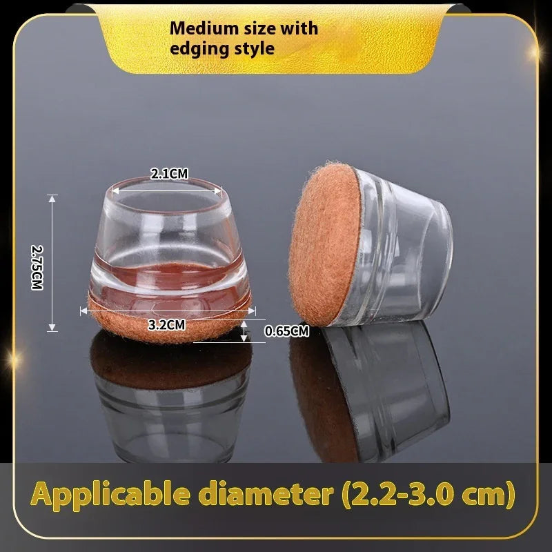 Quiet And Wear-resistant Non-slip Stool Booties Rubber Protective Sleeve EX-STOCK Canada