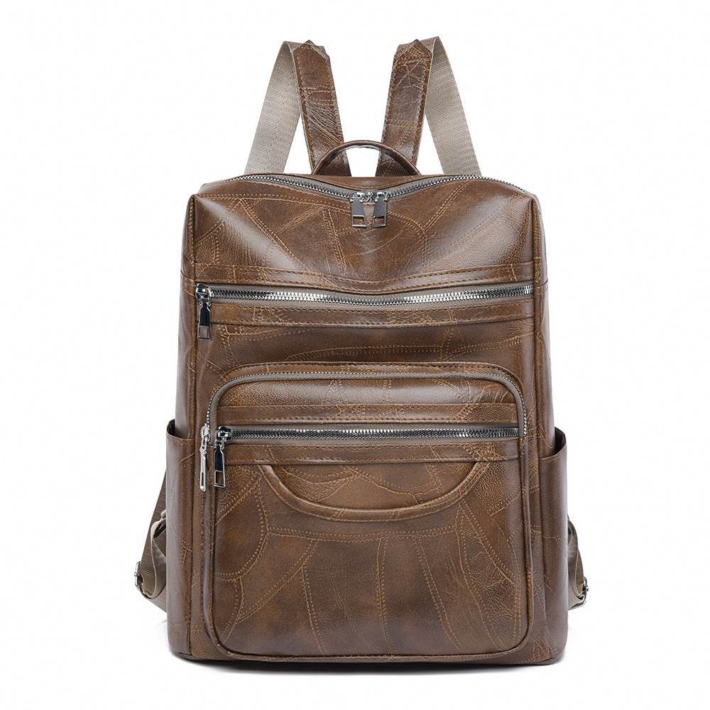 Leather Backpack Large Capacity for Women's - PU Soft - EX-STOCK Canada