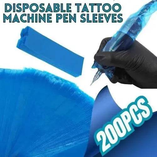 200pcs Tattoo Machine Pen Sleeves Disposable Cover - EX-STOCK Canada