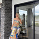 Elegant Ladies Spaghetti strap Vacation Resort Boho Floral Summer Maxi dress - EX-STOCK Canada