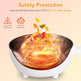 Electric Hot Pot Non-Stick Frying Pan Portable Rapid Noodles Cooker Electric Skillet - EX-STOCK Canada