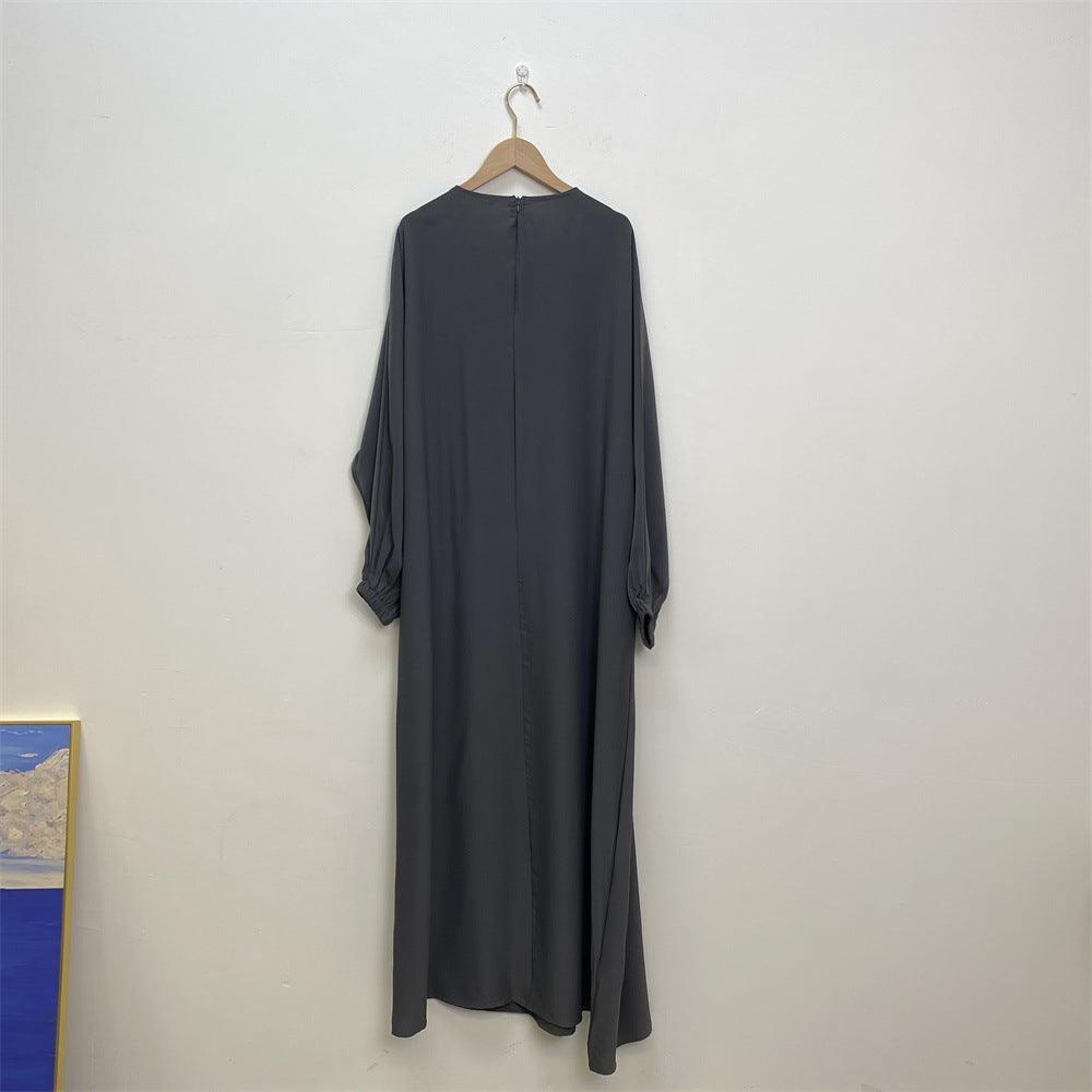 Abbigliamento da infermiera alla moda Muslim Vestito a maniche lunghe a taglio slim - EX-STOCK Canada