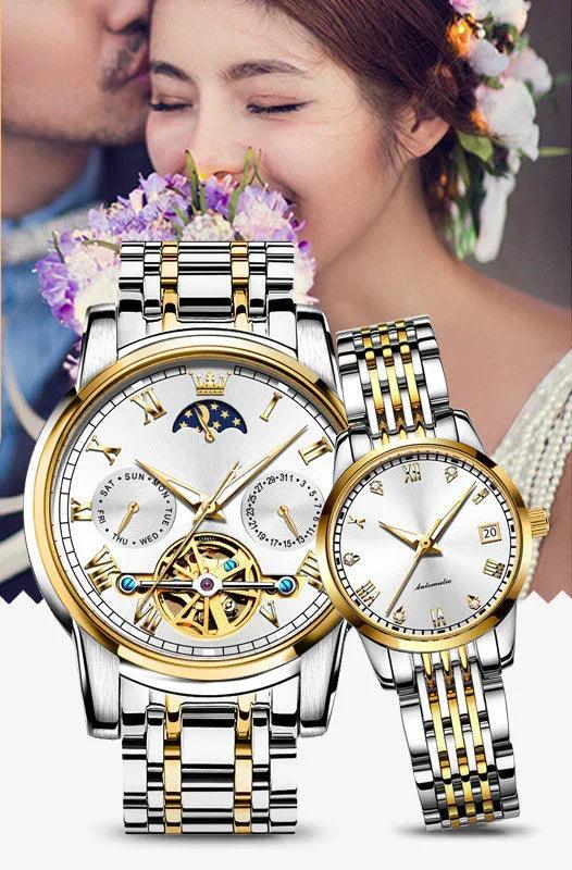 Couple's Automatic Pair Of Mechanical Watches EX-STOCK Canada