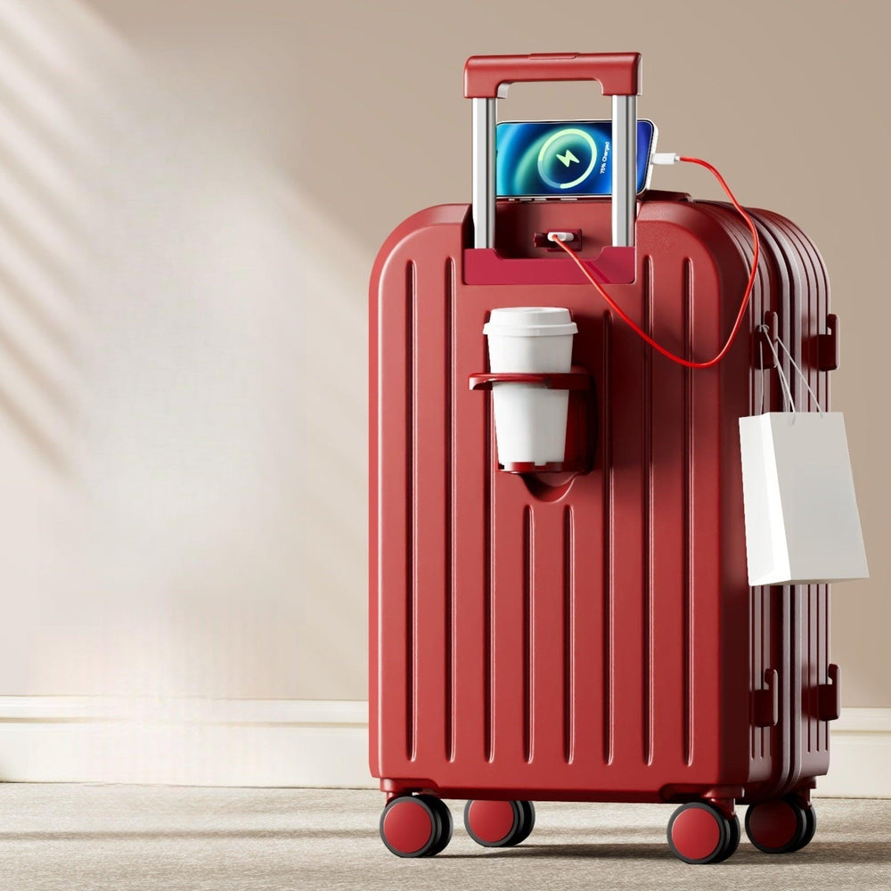 Piccola valigia leggera con password, valigia trolley resistente | EX-STOCK Canada