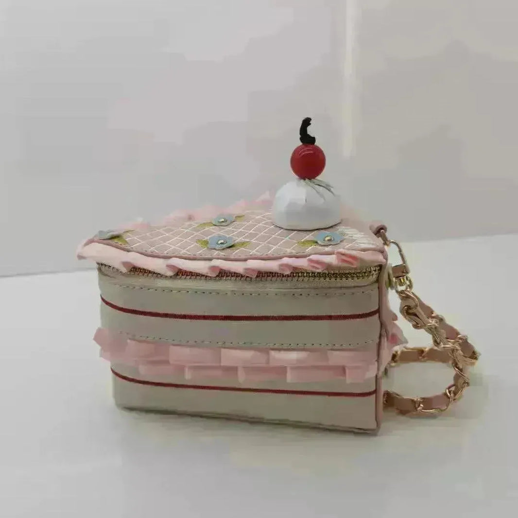 Cake Shaped Girl Handbag One Shoulder Diagonal Bag - EX-STOCK CANADA