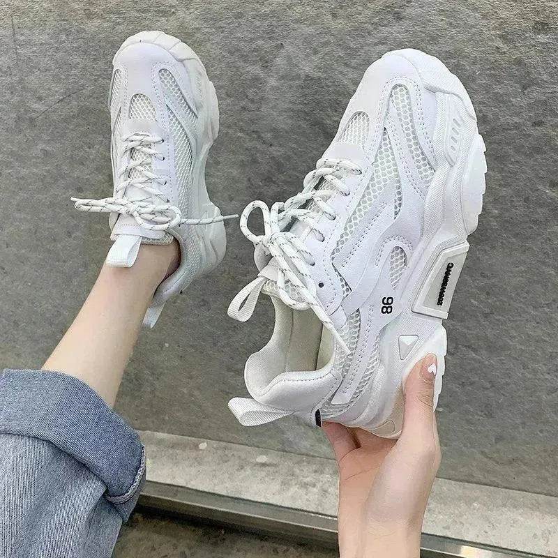 Candy-colored Thick-soled Increase Fashion Sneakers Women - EX-STOCK Canada