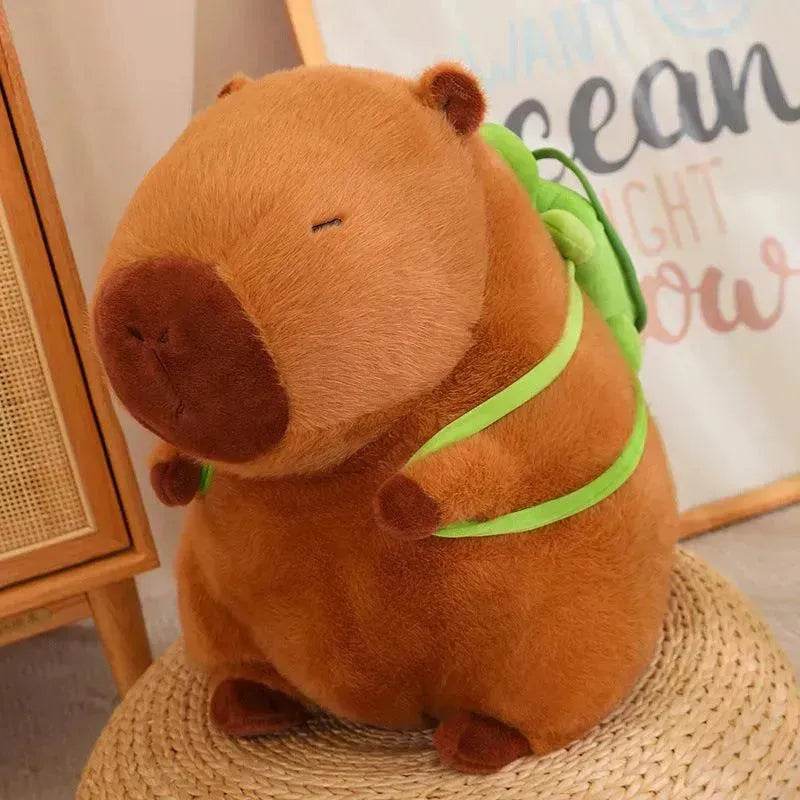 Capibara Buddha Style Stuffed Capybara Doll - EX-STOCK Canada