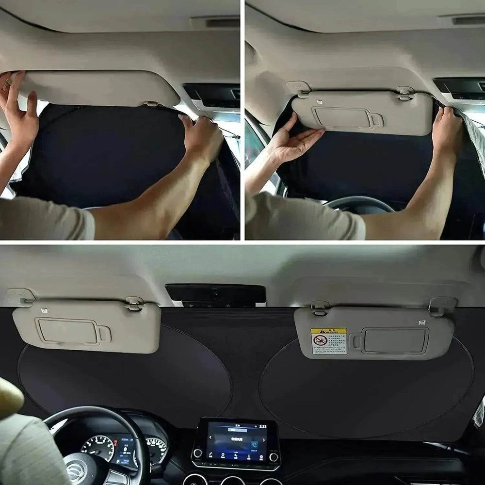 Car Sun Block Sunscreen Heat Insulation Silver Tape Sun Block - EX-STOCK Canada