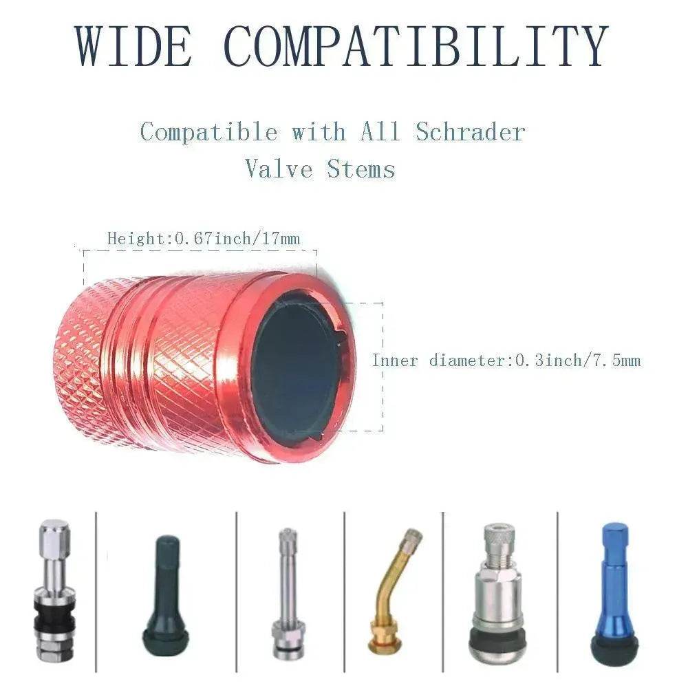 Car Tire Aluminum Car Dust Protection Cap Valve Cover - EX-STOCK Canada