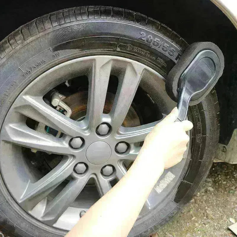 Car tire waxing long handle sponge brush - EX-STOCK CANADA