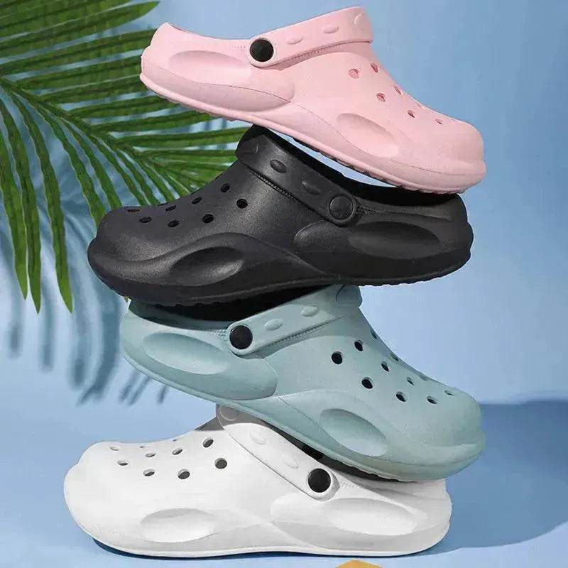 Casual Beach Baotou Sandals Non-slip Garden Clogs Shoes for Summer 2025 - EX-STOCK Canada