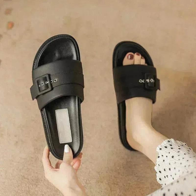 Casual Flat Thick Sole Slippers for Women - EX-STOCK Canada