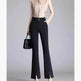 Formal Office Work High-Waisted Wide-Leg trouser Pants for Women - EX-STOCK Canada