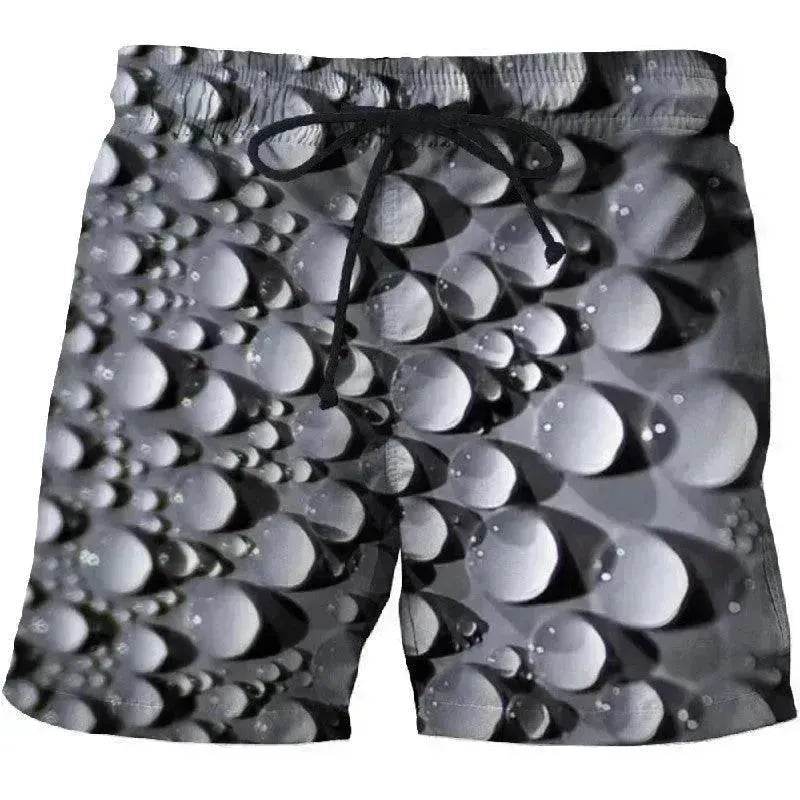 Casual Shorts With Printed Pockets On Both Sides - EX-STOCK Canada